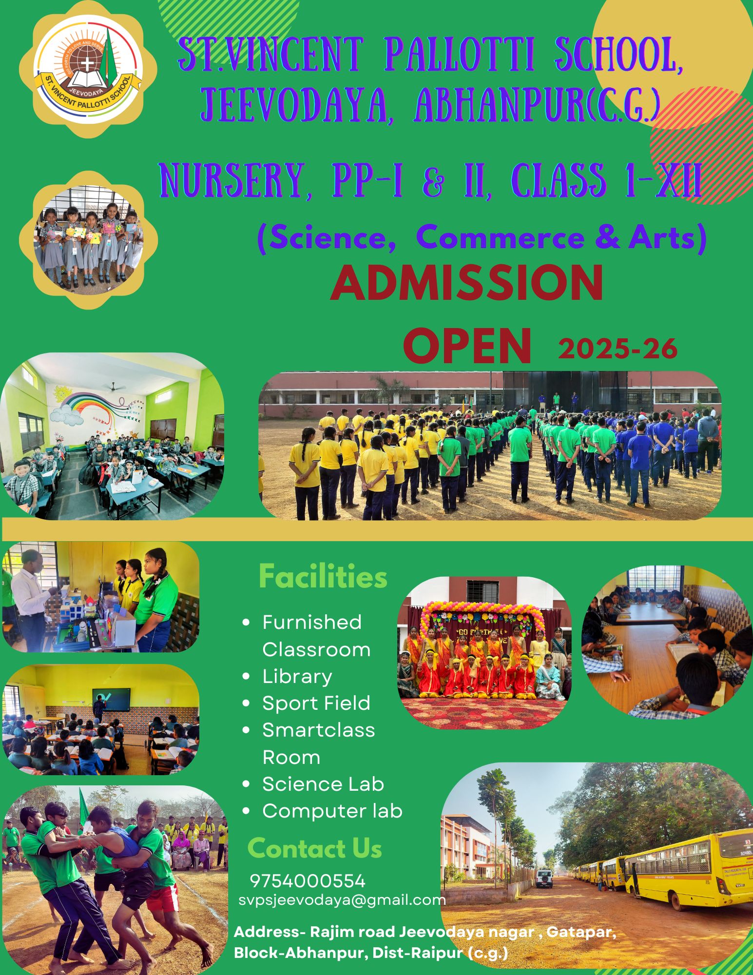 Blue Geometric School Admission Flyer Portrait (1)