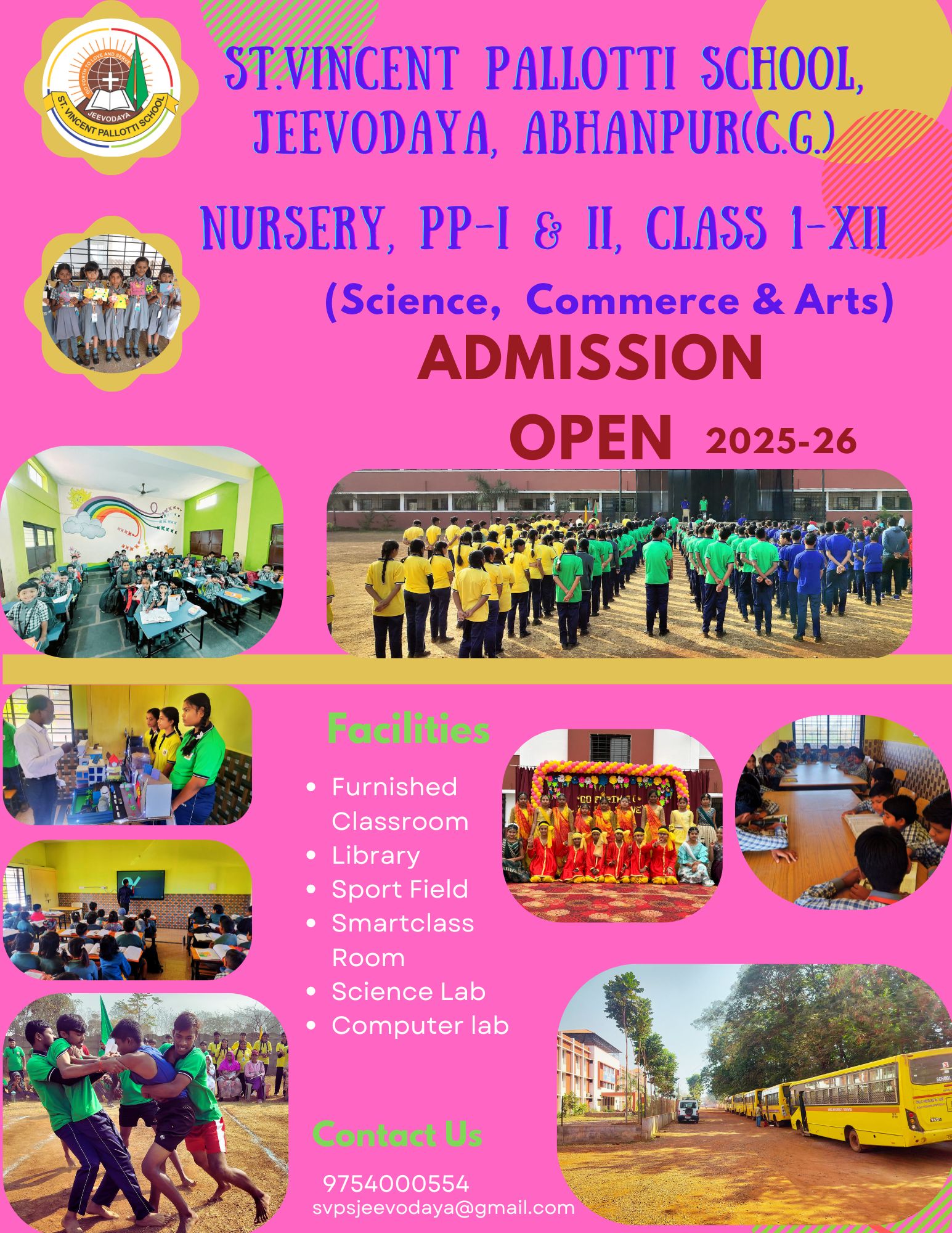 Blue Geometric School Admission Flyer Portrait (2)